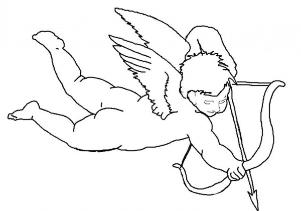 Ангел с луком и стрелой