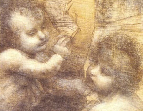 Леонардо да Винчи два ангела