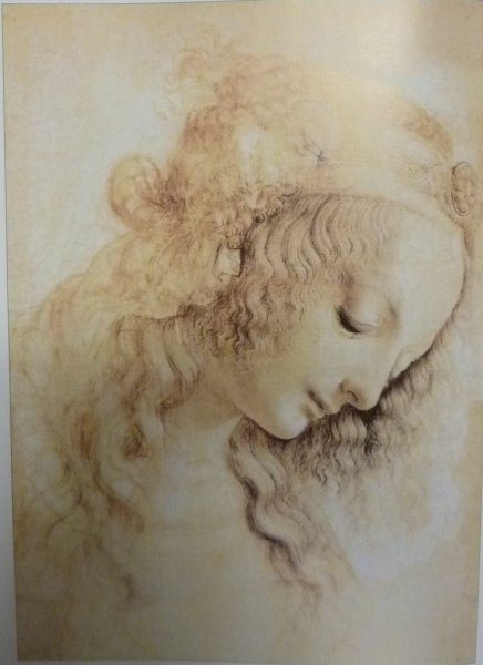 Леонардо да Винчи голова ангела