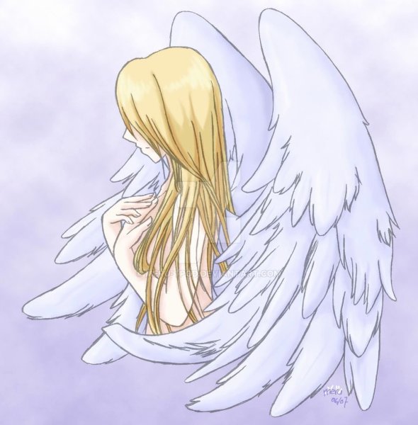 Срисовки ангела