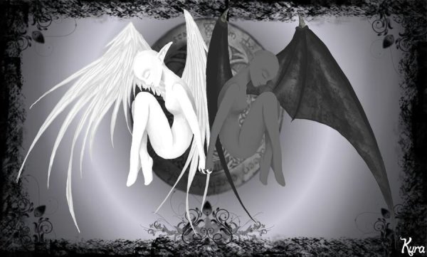 Аниме ангел и демон