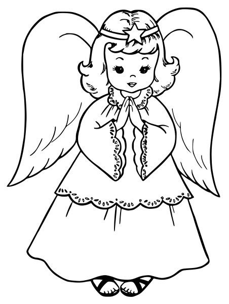 Рисунки ангел игрушка