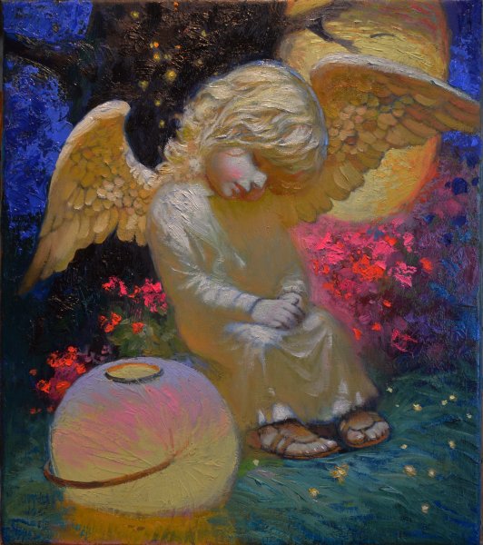 Ангел картина художника Виктора Низовцева