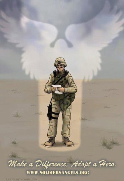 Солдат с крыльями