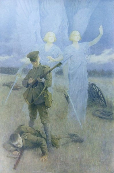 Рисунки ангел хранитель и солдат