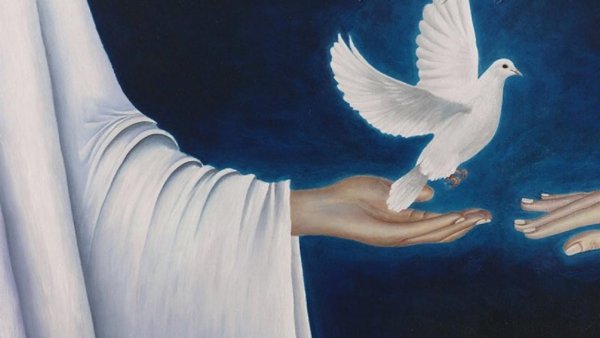 Дух Святой голубь живопись