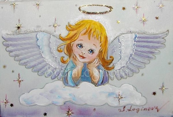 Ангел рисунок для детей