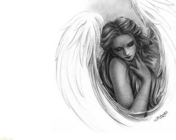 Ангел рисунок