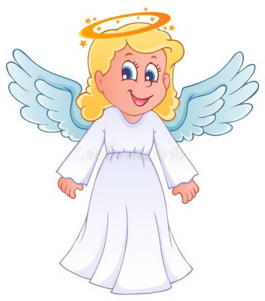 Рисунок ангелочка для детей