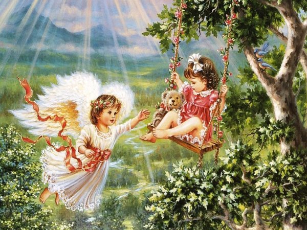 Ангелы в райском саду