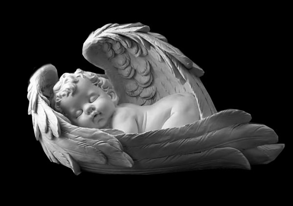 Спящий Ангелок на памятник
