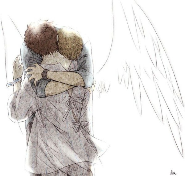Ангелы обнимаются