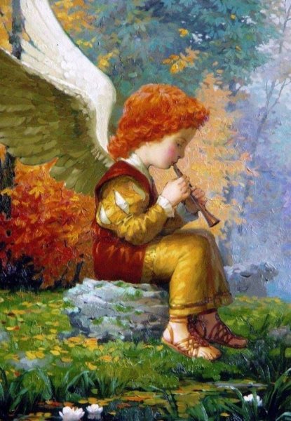 Виктор Низовцев картины ангелы
