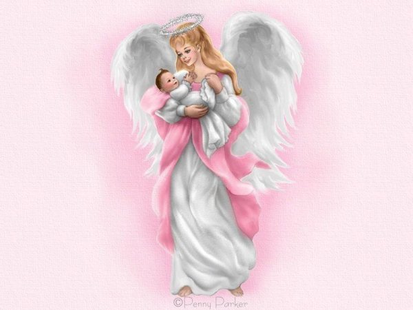 Мама с ангелочками