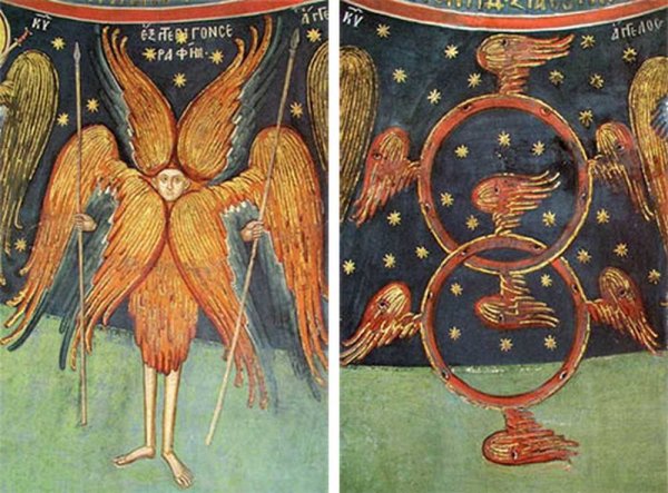 Ветхозаветные ангелы херувимы Серафимы
