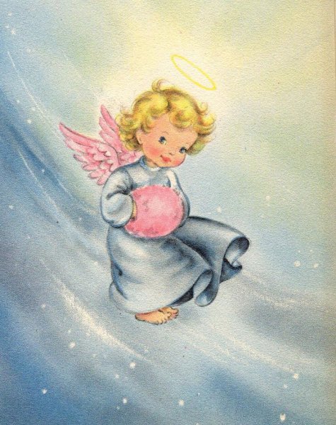 Ангелочек иллюстрация