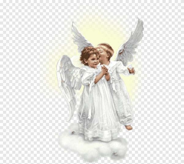Ангел на прозрачном фоне