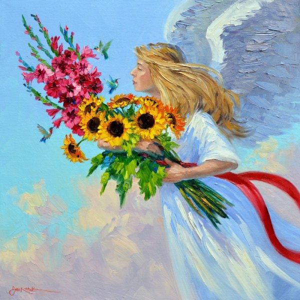 Картины ангела Божанова