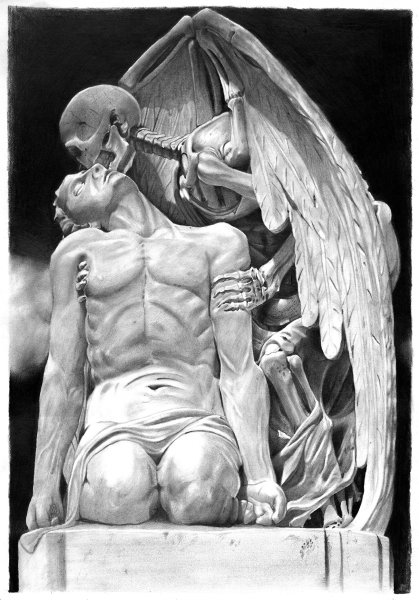 Азраил ангел смерти статуя