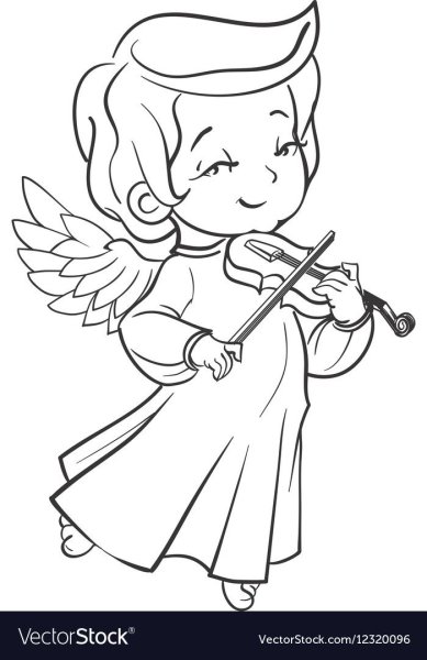 Ребенок играющий на скрипке