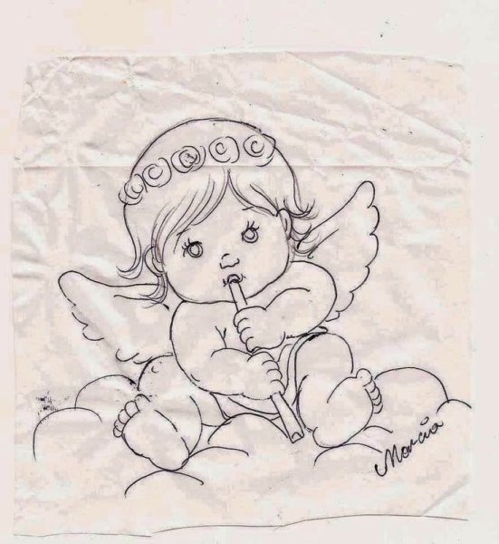 Рисунок ангела для детей