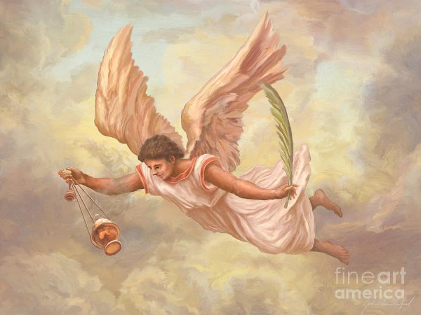 Летающие ангелы в живописи