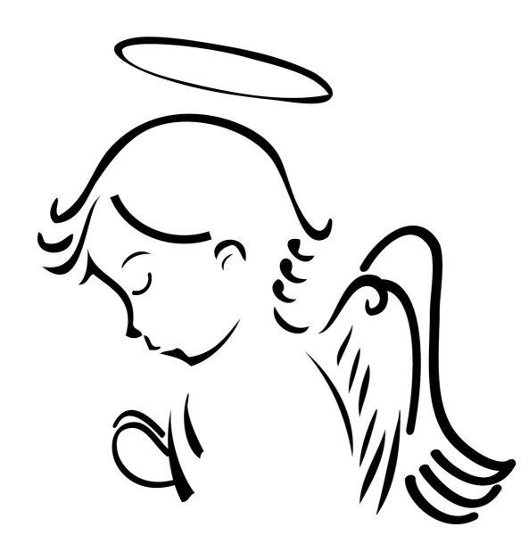 Ангел векторное изображение