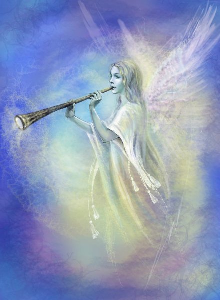Ангел с флейтой