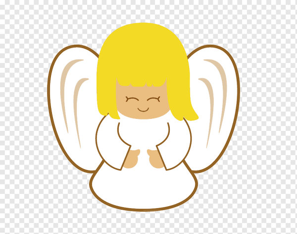 Ангелочек рисунок простой