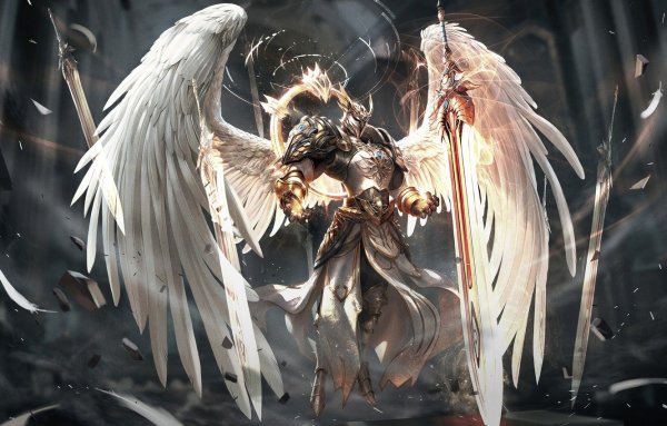 Рисунки ангела рыцаря