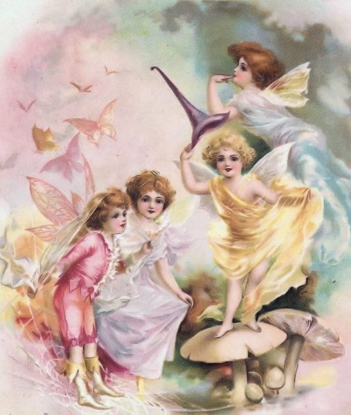 Фейри феи и эльфы иллюстрации 19 века