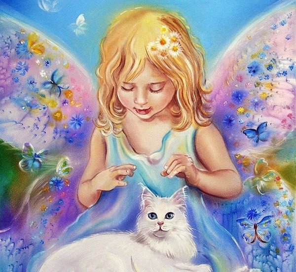 Аннет Логинова картины ангелы
