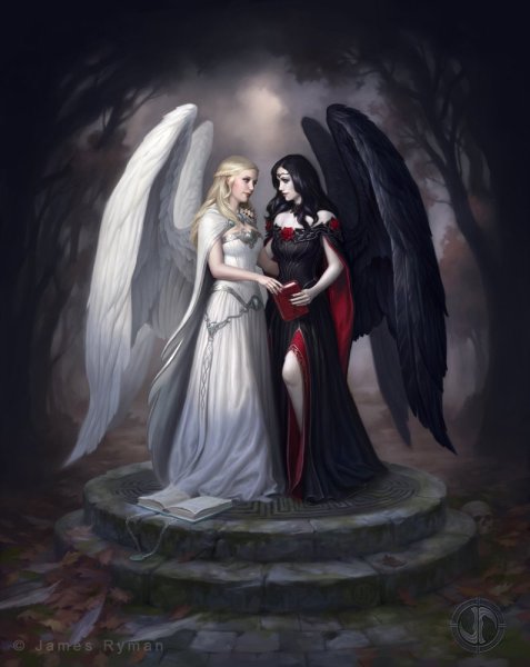 Ангел Энджел и демон