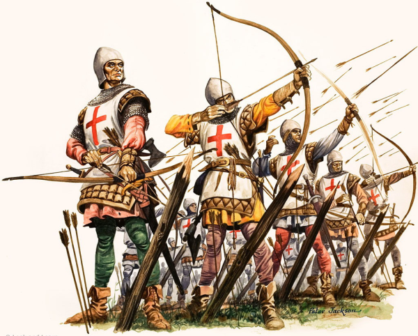 Английские лучники столетней войны