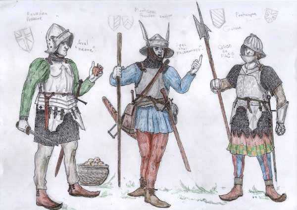 Доспехи швейцарских пехотинцев 14 века