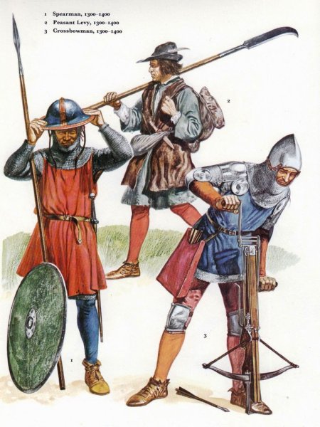 Пехотинец 14 век