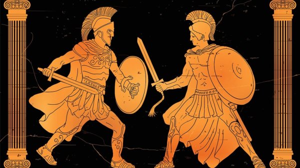 Античный греческий воин