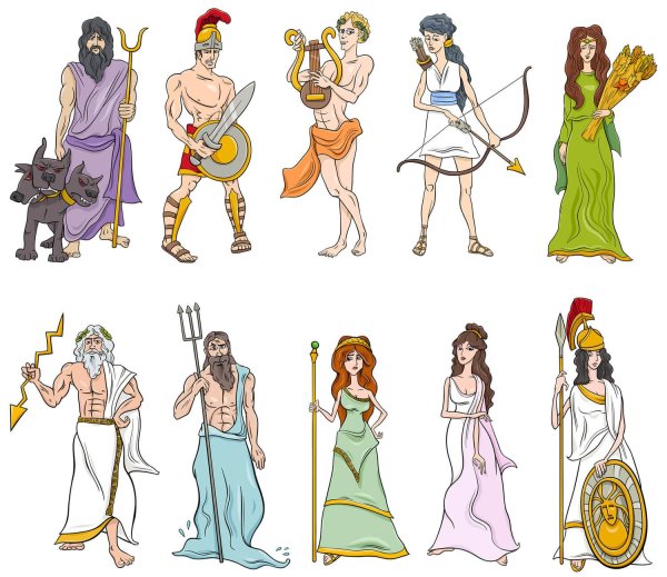Боги и Богини древней Греции