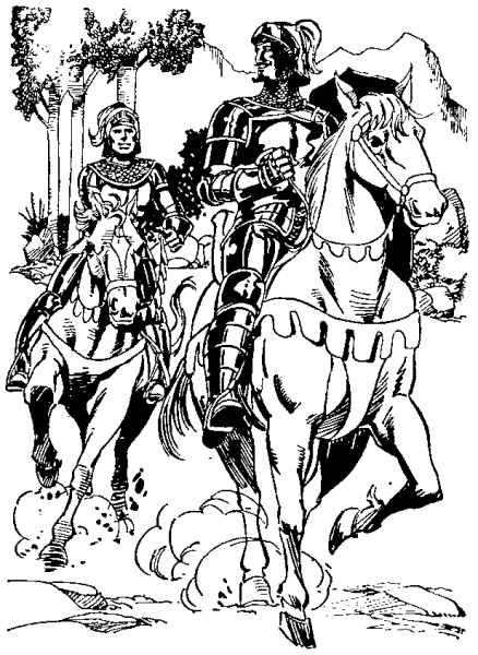 Король Артур и Рыцари круглого стола рисунок