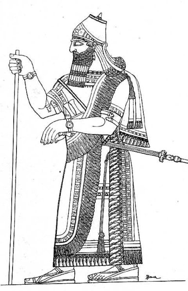 Костюм царя ассиро-Вавилонии