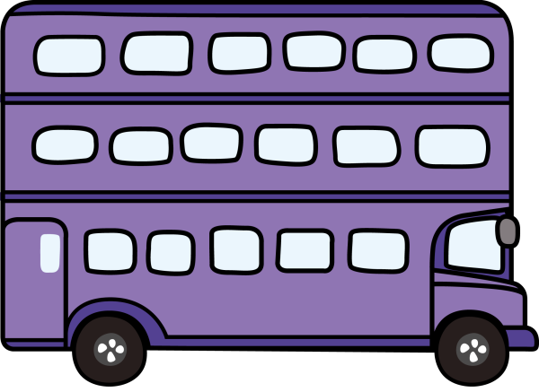 PNG Purple Bus
