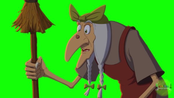 Баба Яга из мультфильма три богатыря