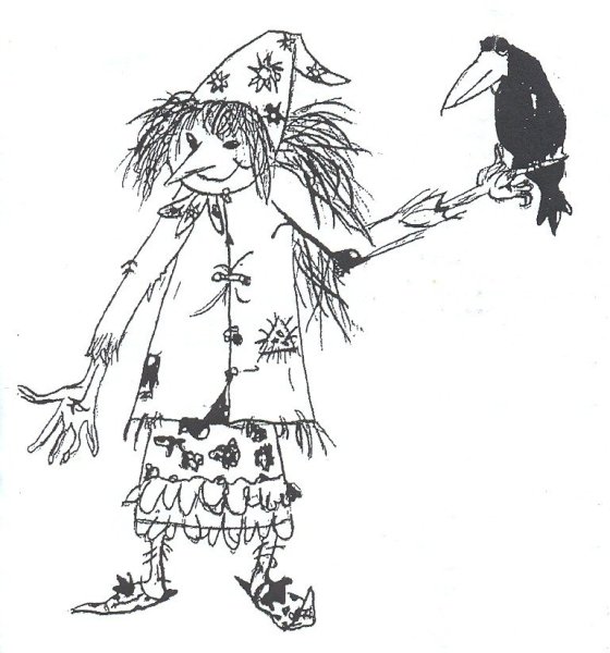 Иллюстрация к сказке маленькая баба Яга Пройслер