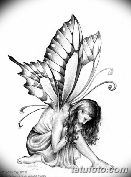 Рисунки бабочки ангелы