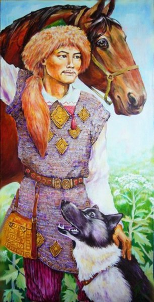 Башкирский батыр портрет