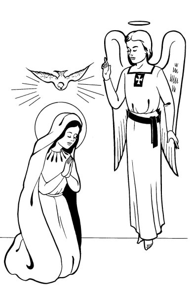 Мария Египетская прорись