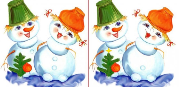 Снеговик картинка для детей