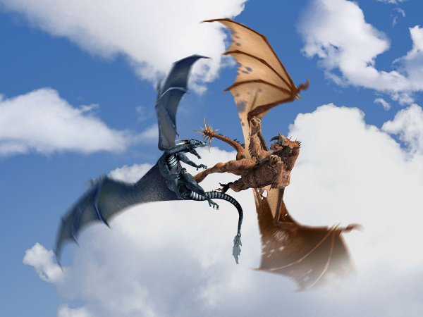 Битва двух драконов