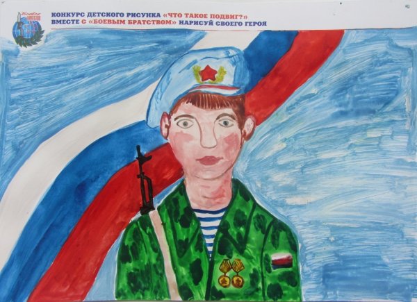 Герои России рисунок