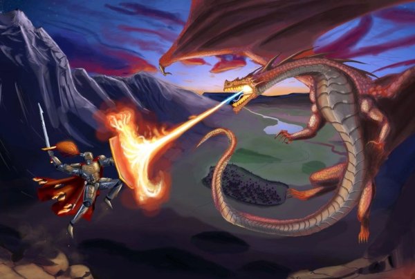 Dragon Knight (дракон пита)